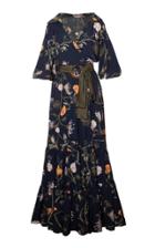 Moda Operandi Andres Otalora Azucena Belted Crepe Maxi Dress