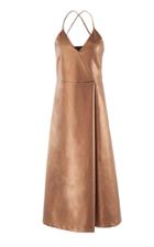 Lake Studio Wrap Front Midi Dress