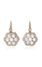 Nam Cho 18k Platinum White Gold Diamond Drop Earrings
