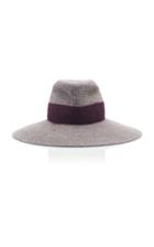 Lola Hats Strap Two-tone Felt Hat