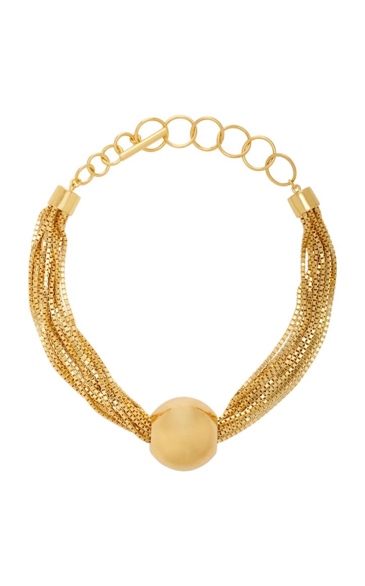 Bottega Veneta 18k Gold Necklace