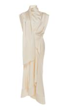 Acler Dalisay Draped Midi Dress Size: 2