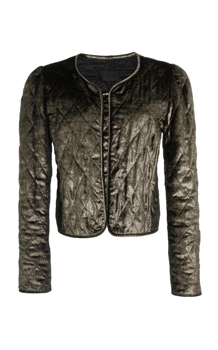Nili Lotan Lurex Velvet Vienna Jacket