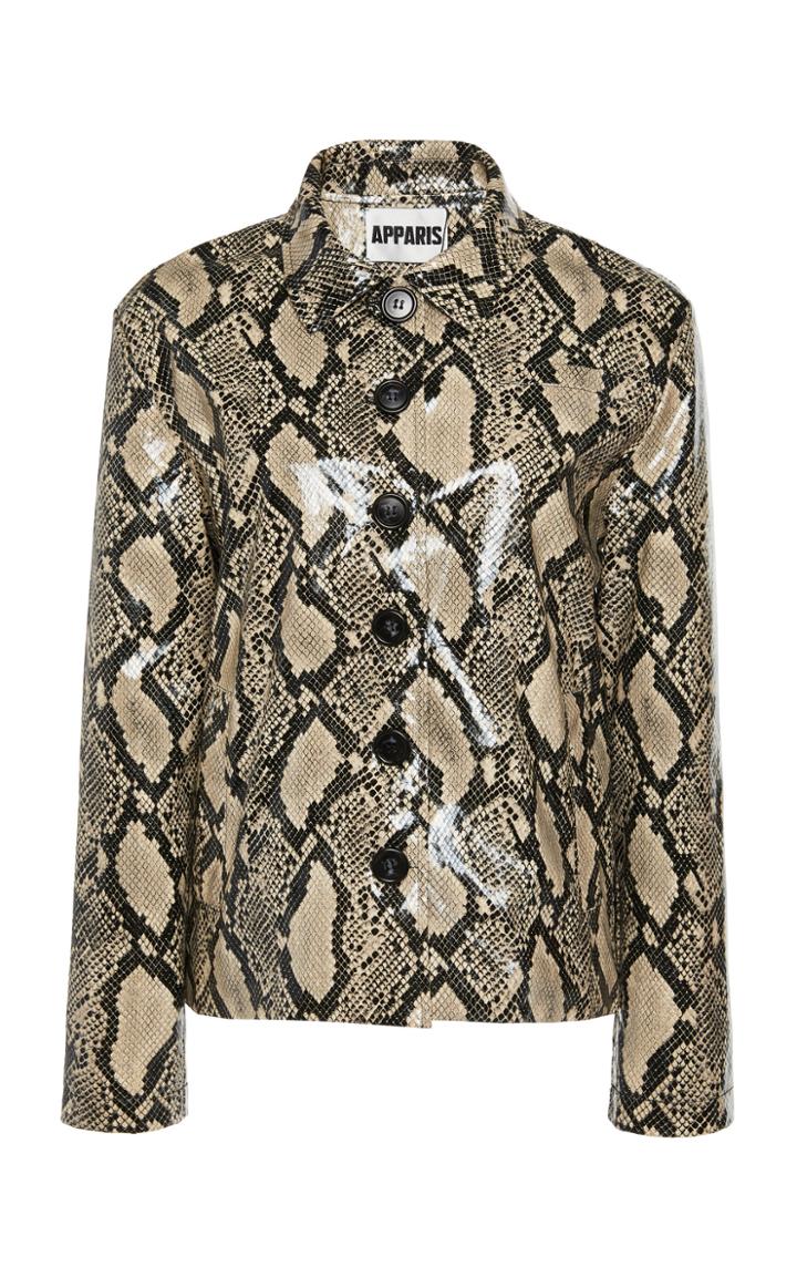 Apparis Estelle Vegan Leather Short Jacket