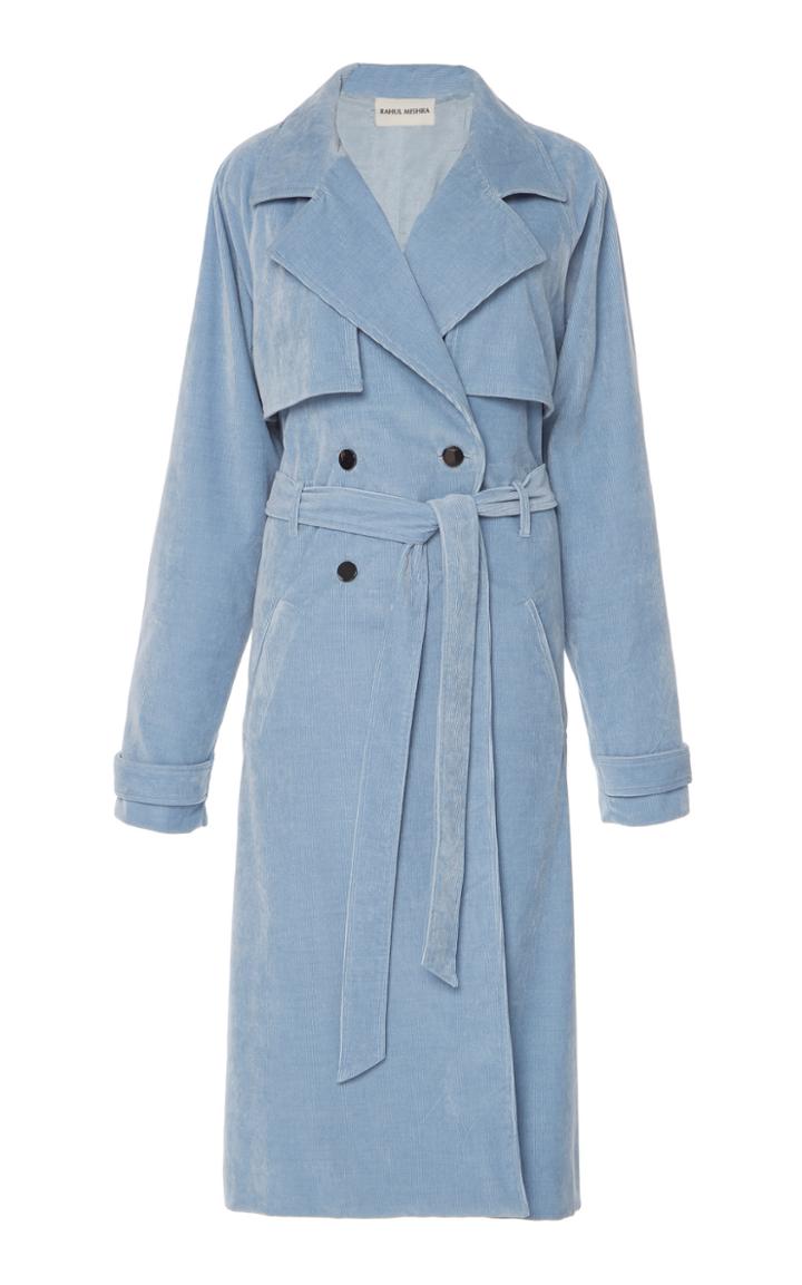 Rahul Mishra Bedford Corduroy Trench Coat