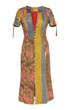 Brock Collection Olesia Button Front Printed Twill Dress