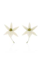 Luz Camino M'o Exclusive Christmas Orchid Earrings