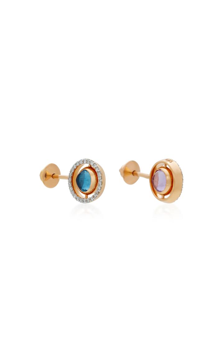 Marie Mas Swiveling Side Stud Earrings