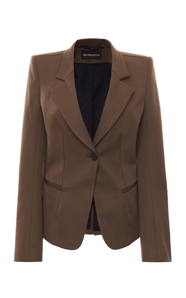 Moda Operandi Ann Demeulemeester Single-breasted Notched Blazer Size: 36