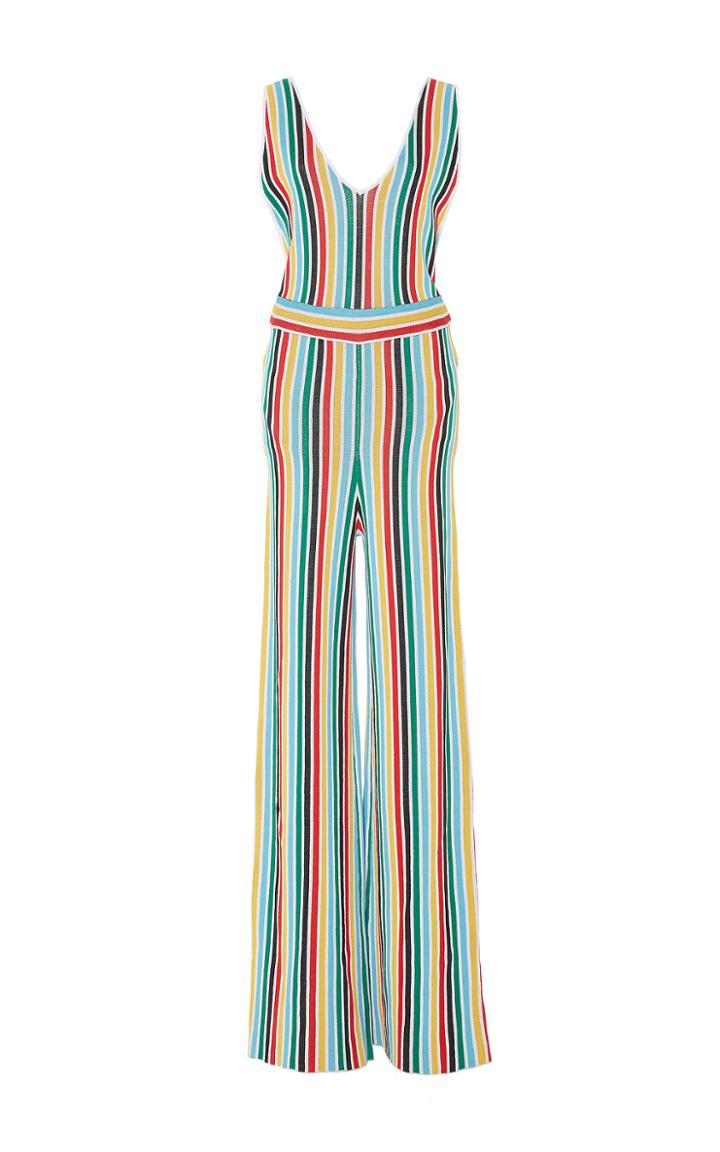 Ph5 Loie Striped Cross Back Jumpsuit