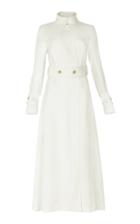 Moda Operandi Studio Amelia Marple Satin-linen Trench Dress