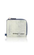 Off-white C/o Virgil Abloh Logo Zip Denim Chain Wallet