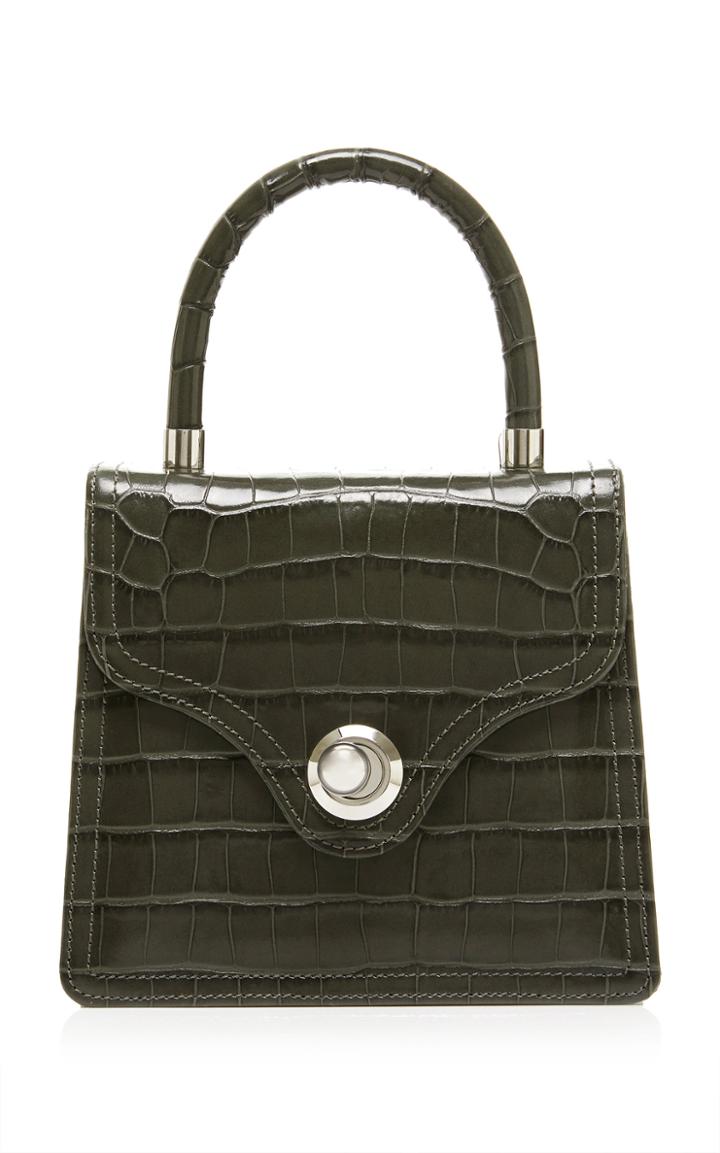 Ratio Et Motus Lady Croc-effect Leather Top Handle Bag