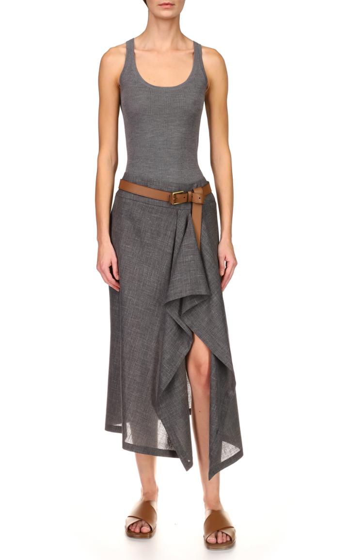 Moda Operandi Michael Kors Collection Pare Wool-blend Skirt