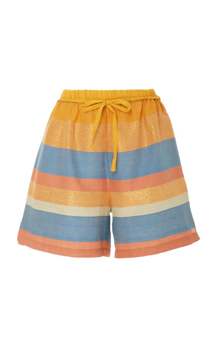 A Peace Treaty Tomar Striped Shorts