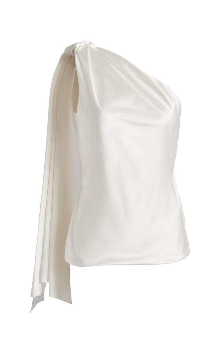 Moda Operandi Brandon Maxwell One Shoulder Cotton Top