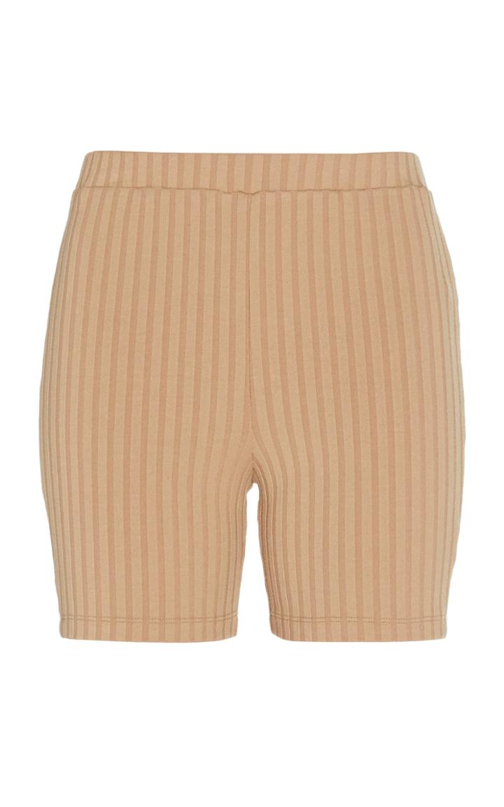 Maggie Marilyn Long Story Short Camel Shorts