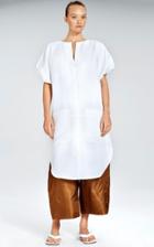 Moda Operandi Lee Mathews Nico Linen Tunic Dress Size: 0