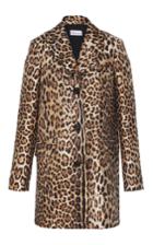 Red Valentino Leopard Printed Coat