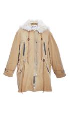 Sea Chino Parka With Shearling Lining