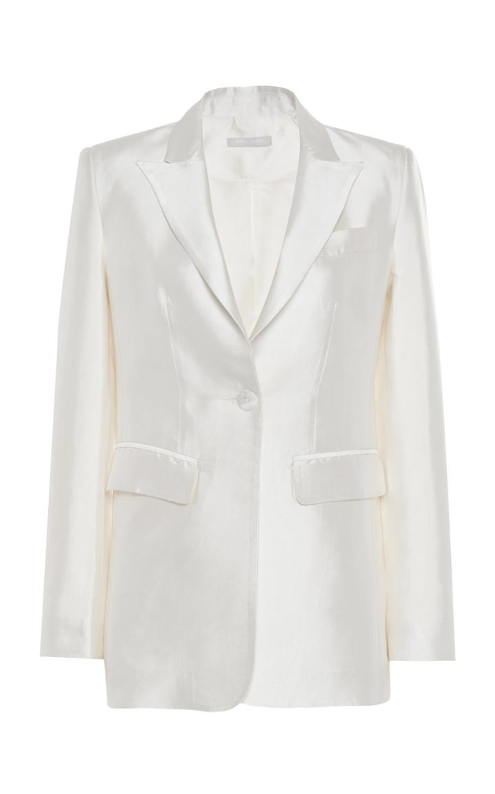 White Story James Silk-satin Blazer