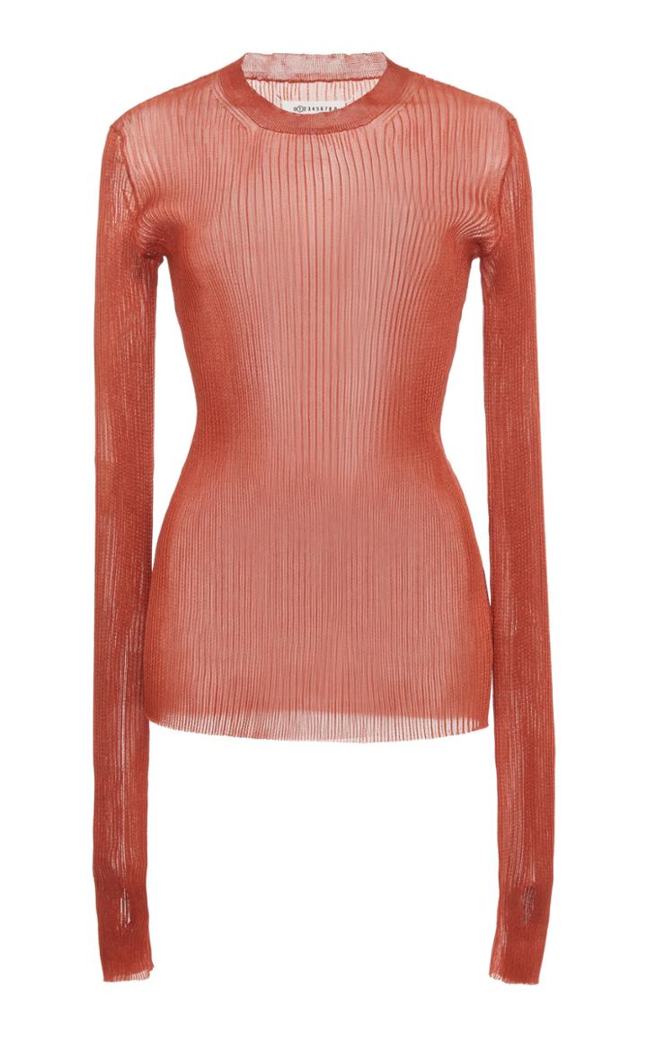 Maison Margiela Fitted Ribbed Top