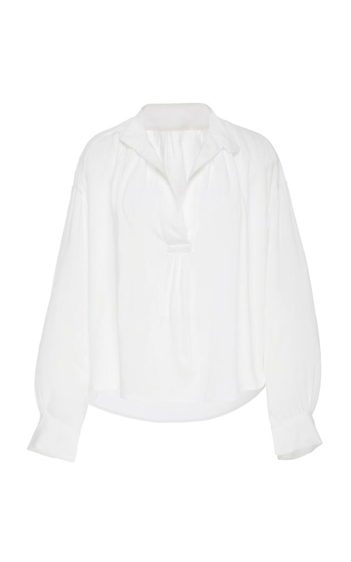 Alix Of Bohemia Limited Edition Willow Silk Cotton Blouse