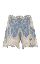 Jonathan Simkhai Crochet Embroidered Short