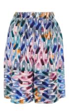 Christina Economou Printed Bermuda Shorts