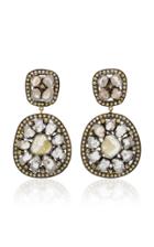 Amrapali 14k Gold And Diamond Earrings