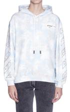 Moda Operandi Off-white C/o Virgil Abloh Tie-dye Oversized Hoodie Size: Xxs