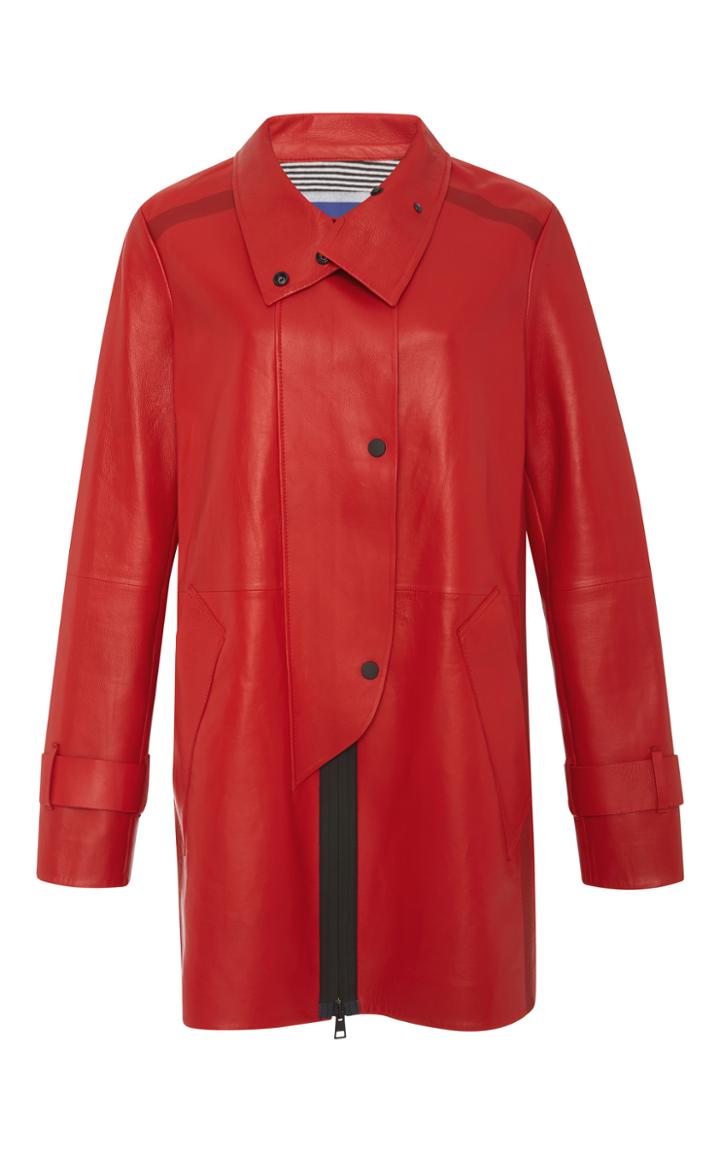 Whitcomb Nephin Waterproof Leather Raincoat