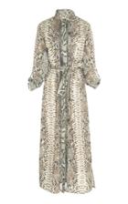 Elie Saab Long Printed Coat