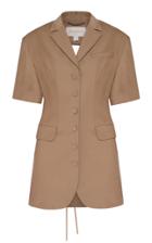 Moda Operandi Matriel Wool-blend Mini Blazer Dress