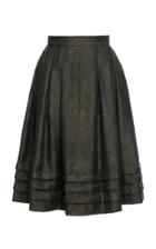 Lena Hoschek Orient Paisley A-line Midi Skirt