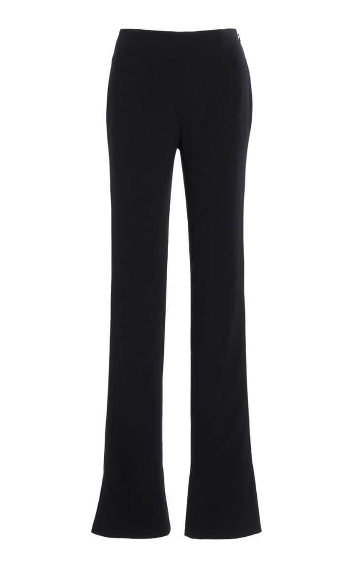 Moda Operandi Galvan Slashed Crepe Flared Trousers