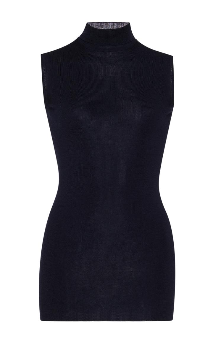 Salvatore Ferragamo Sleeveless Turtleneck Top
