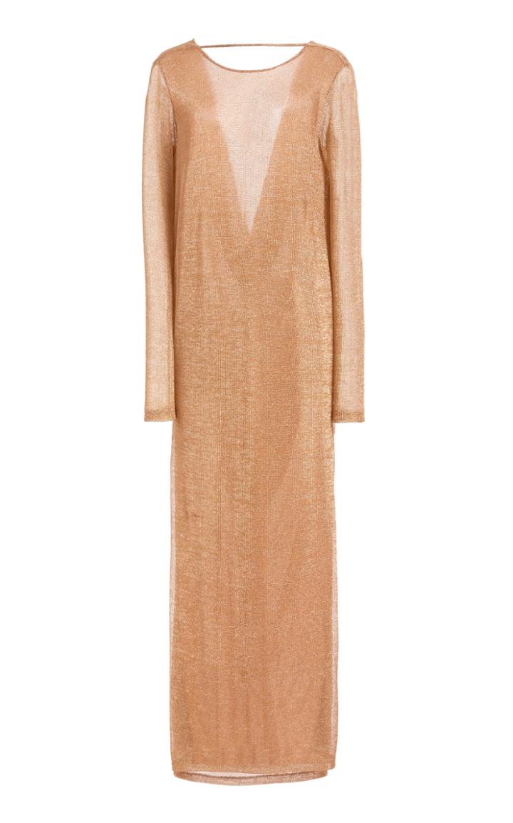 Moda Operandi Kalmanovich Draped Cowl Back Maxi Dress Size: 0