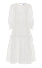 Moda Operandi Luisa Beccaria Puffed Sleeve Fil Coupe Dress Size: 36