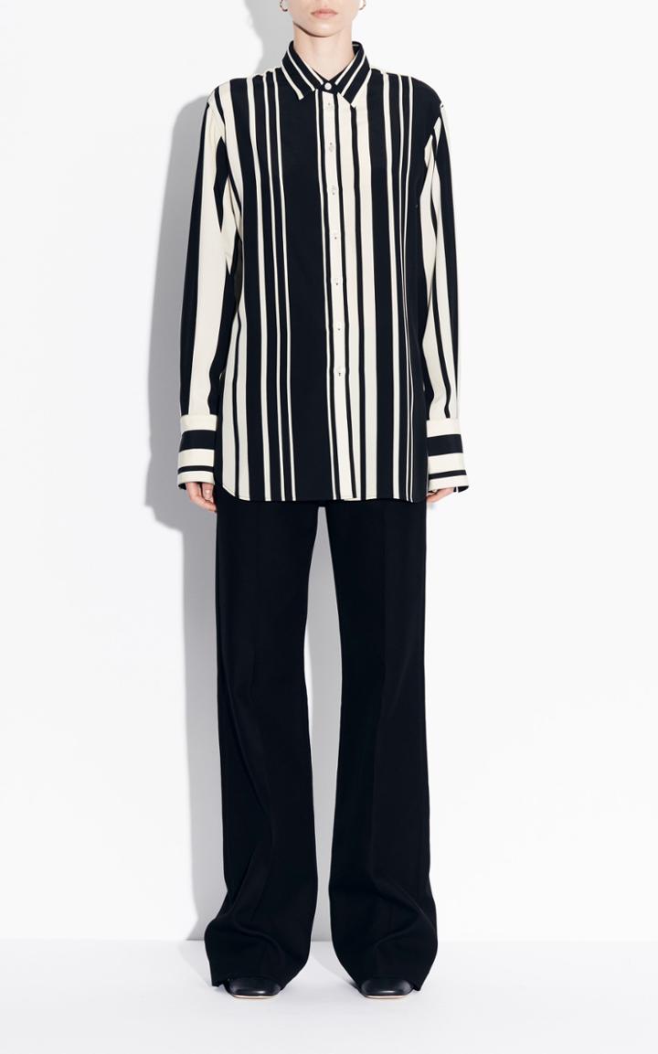 Moda Operandi Joseph Brooks Silk Stripe Top