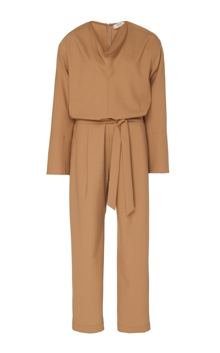 Sea Longlined Pleated Jumpsuit