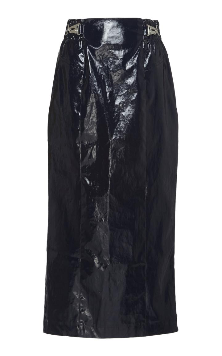 Tre By Natalie Ratabesi Elsa Coated Cotton Pencil Skirt