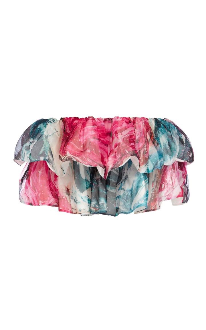 Aje Salt Lake Silk Bubble Top