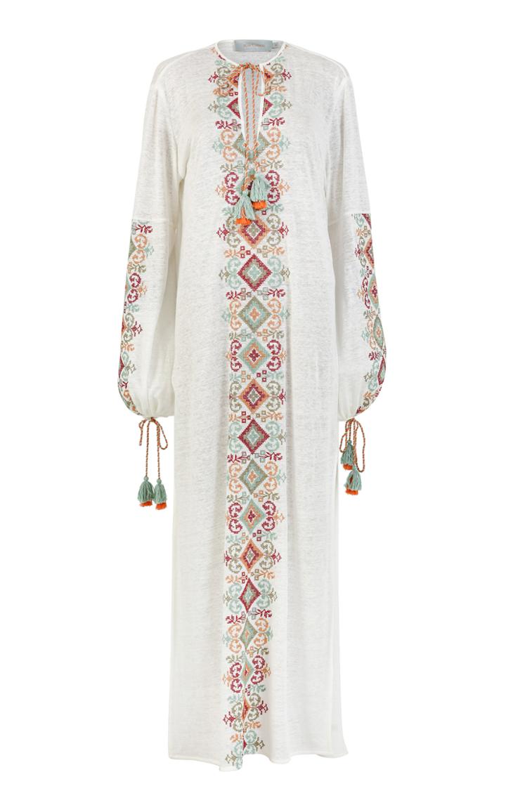 Moda Operandi Silvia Tcherassi Mayfair Embroidered Cotton Tunic
