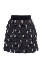 Moda Operandi Dolce & Gabbana Embroidered Mini Skirt