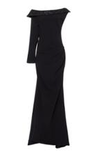 Christian Siriano One Sleeve Crepe Gown
