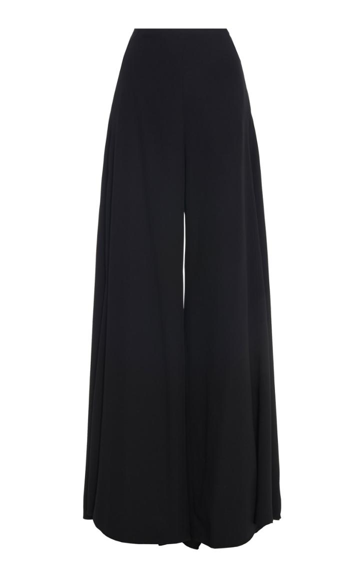Zac Posen Crepe Wide-leg Pants