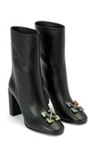 Off-white C/o Virgil Abloh Leather Arrow Ankle Boots