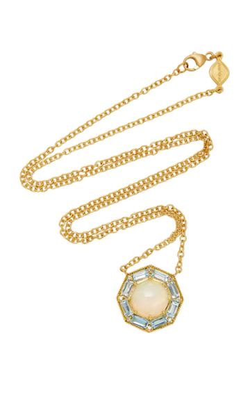 Jamie Wolf Opal And Aquamarine Pendant Necklace