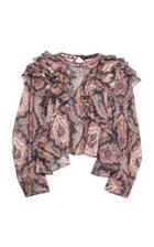Isabel Marant Xuster Tahatai Paisley-print Cotton Blouse